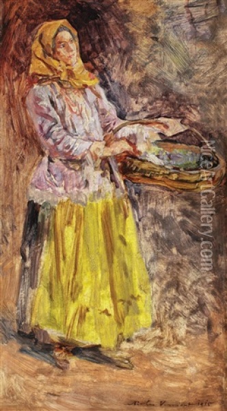 Florareasa Oil Painting - Nicolae Vermont