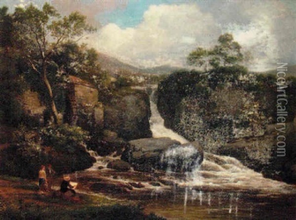 Dunmarc Mill Oil Painting - Edmund Gill