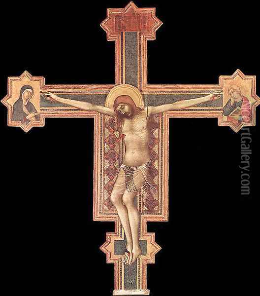 Crucifix Oil Painting - Simone Martini