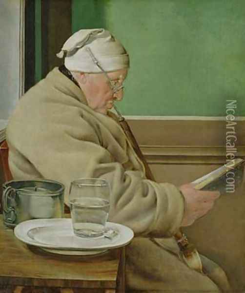 Portrait of the Judge Jacob Wilder Oil Painting - August Krafft