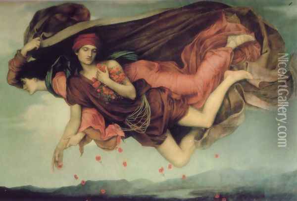 Night and Sleep Oil Painting - Evelyn Pickering De Morgan