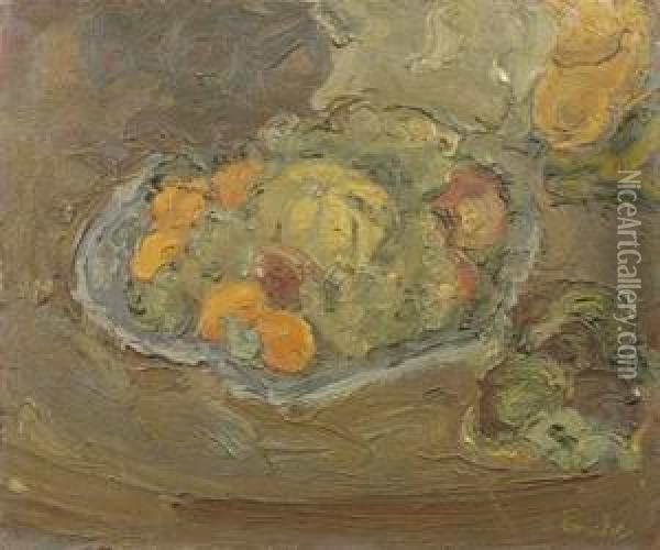  Nature Morte Aux Oranges  Oil Painting - Georges Bouche