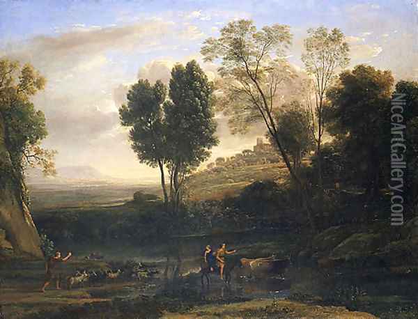 Sunrise possibly 1646 Oil Painting - Claude Lorrain (Gellee)