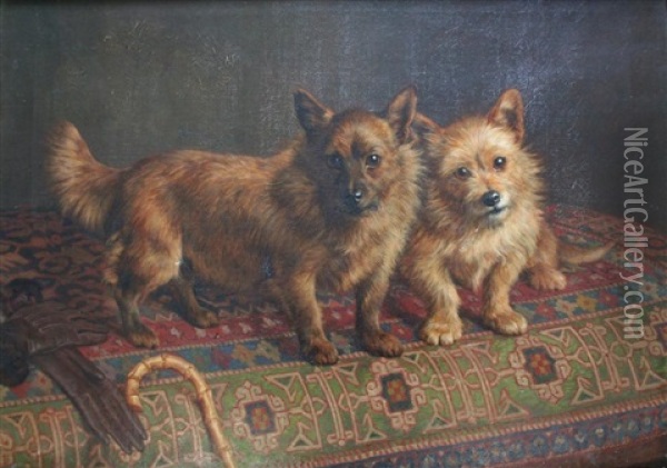 Sweer Mischief Oil Painting - Frank Paton