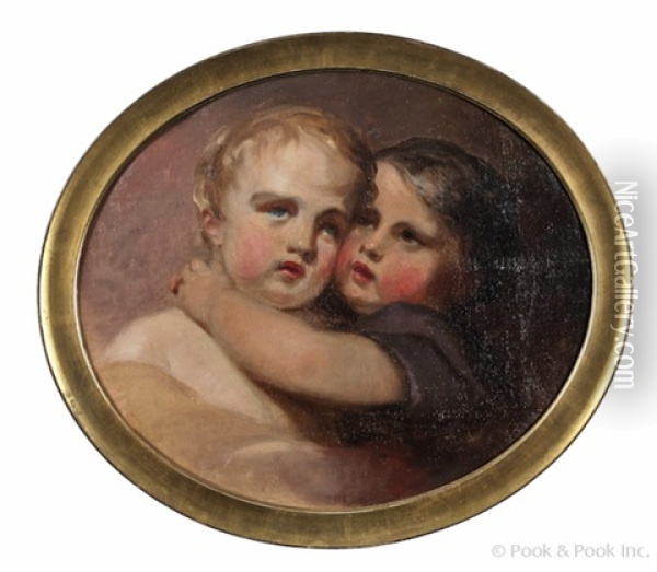 Affection Oil Painting - Thomas Wilcocks Sully