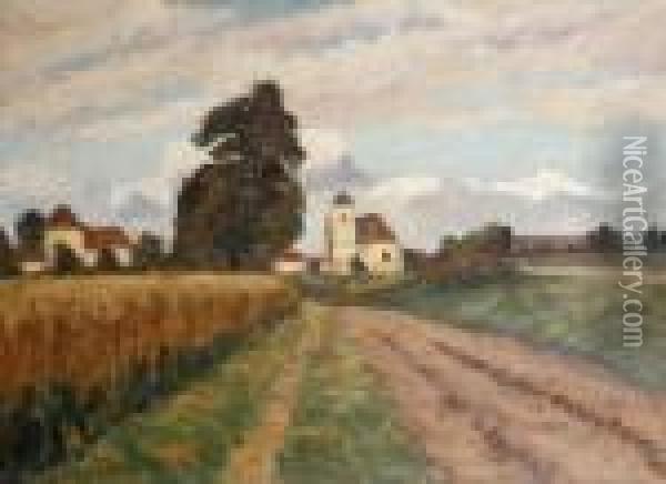 La Moisson Oil Painting - Louis Alphonse Abel Lauvray