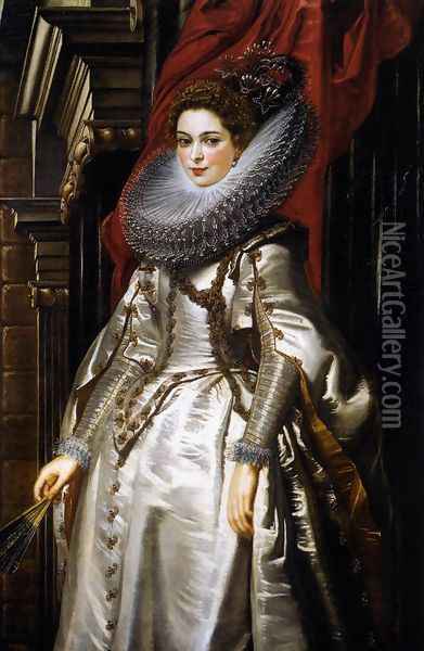 Portrait of Marchesa Brigida Spinola Doria 1606 Oil Painting - Peter Paul Rubens