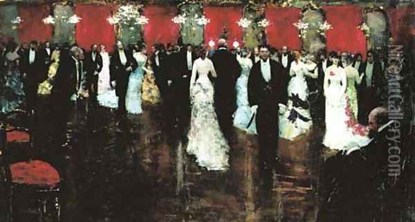 Bal à la Presidence Oil Painting - Jean-Georges Beraud