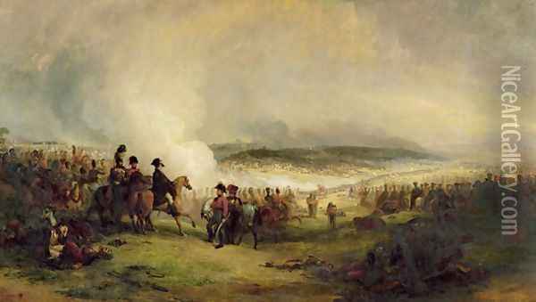 The Battle of Waterloo Oil Painting - George Jones