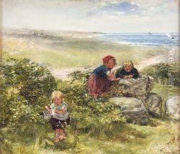 June Day, Arran Oil Painting - William McTaggart
