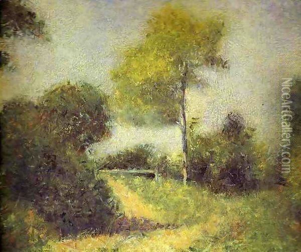 Landscape 1882 Oil Painting - Georges Seurat