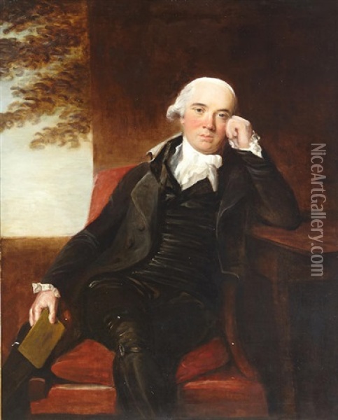 A Portrait Of William Creech Oil Painting - Sir William Beechey