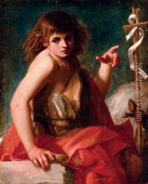 Saint John The Baptist Oil Painting - Giovanni Baglione
