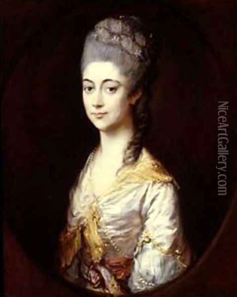 Miss Montagu Oil Painting - Thomas Gainsborough