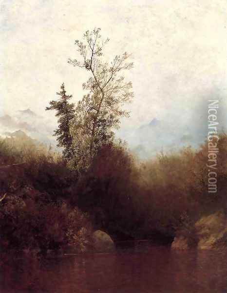 Landscape I Oil Painting - John Frederick Kensett