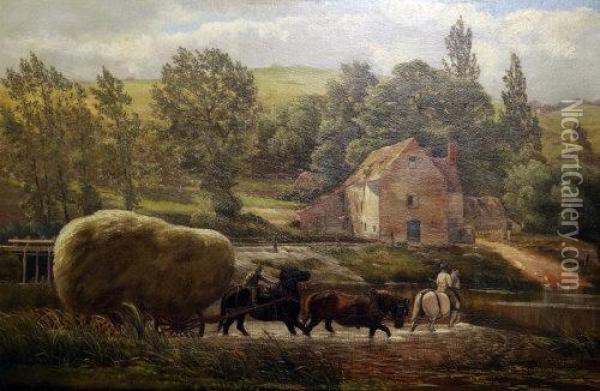 The Hay Wain Oil Painting - Sydney Currie