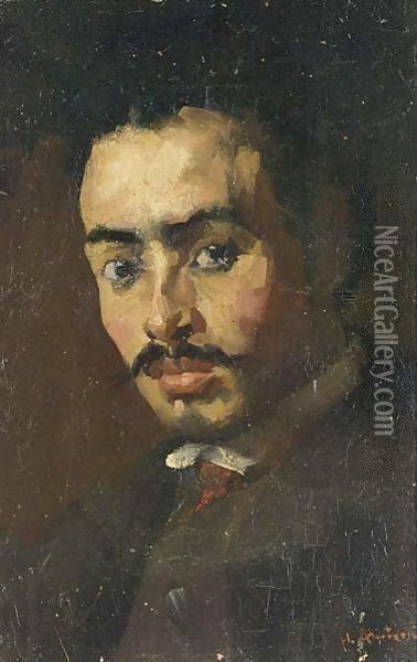 A Portrait Of A Man Oil Painting - Floris Arntzenius