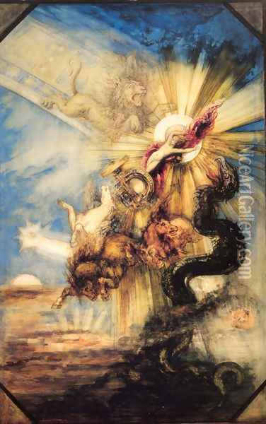 Phaeton 1878-79 Oil Painting - Gustave Moreau