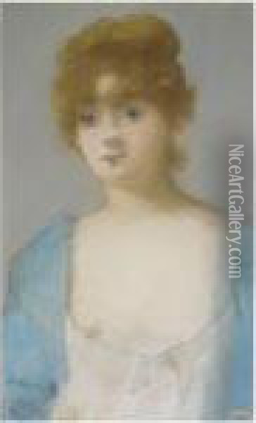 Jeune Fille En Deshabille Oil Painting - Edouard Manet