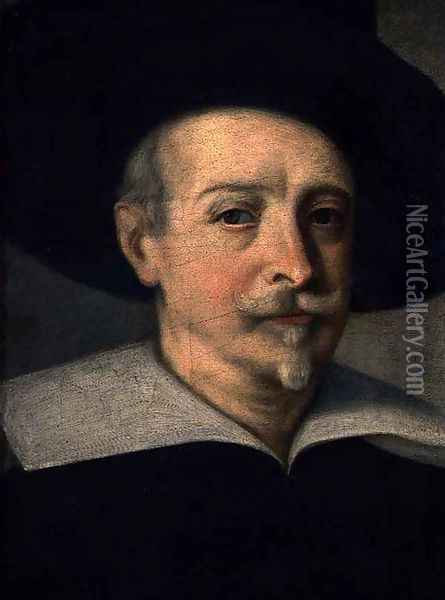 Self Portrait, c.1630 Oil Painting - Guido Reni