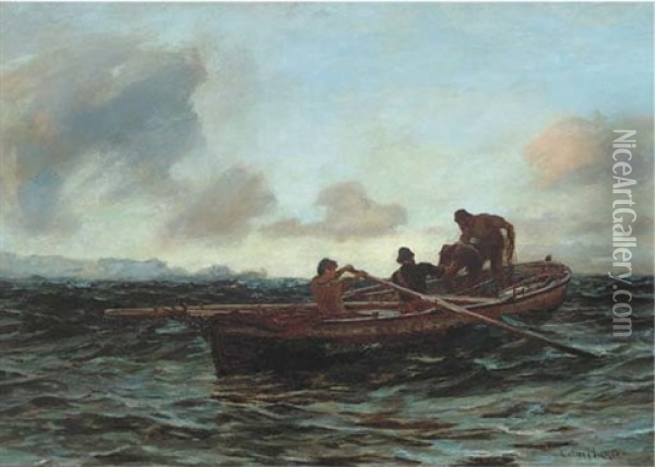 Loading The Catch Oil Painting - Colin Hunter
