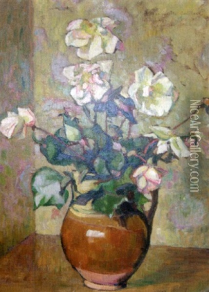 Bouquet De Fleurs Oil Painting - Georges Daniel Monfreid