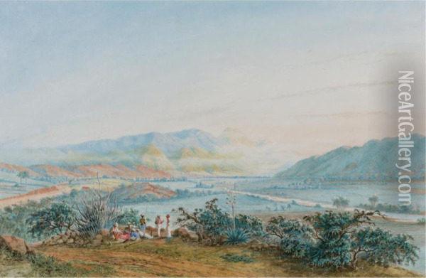 Vista Del Valle De Caracas Desde El Suroeste Oil Painting - Anton Goering
