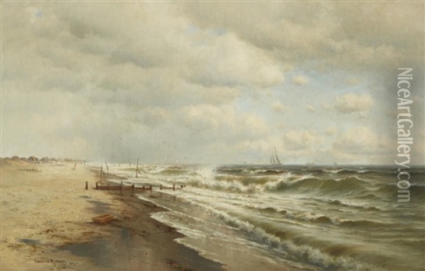Monmouth Beach, New Jersey Oil Painting - Francis Augustus Silva