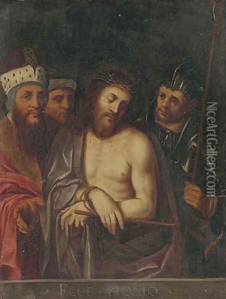 Ecce Homo Oil Painting - Ambrosius Francken II