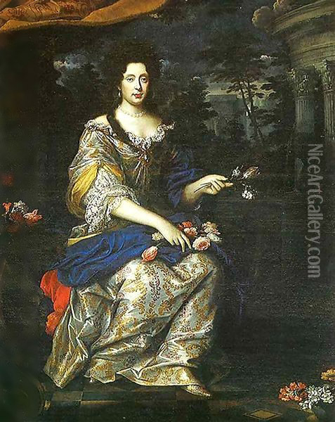 Anna Maria Luisa de Medici 2 Oil Painting - Antonio Franchi