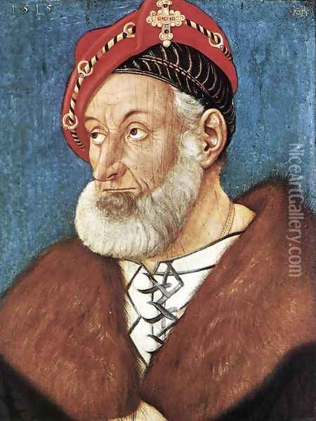 Count Christoph I Of Baden 1515 Oil Painting - Hans Baldung Grien