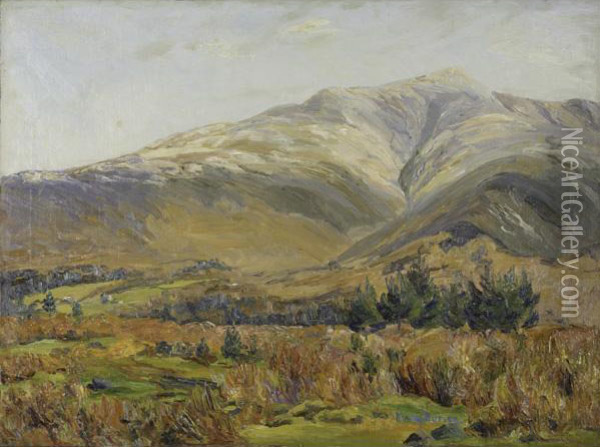 A Landscape Oil Painting - Mary Cable Butler