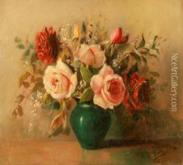Flores Oil Painting - Eliseo Sala