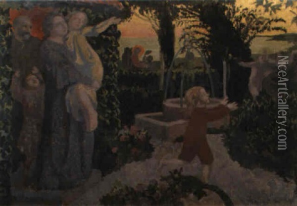 Septima Hora Oil Painting - Maurice Denis