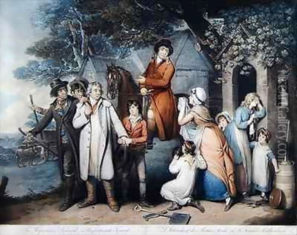 The Rapacious Steward or, Unfortunate Tenant Oil Painting - William Redmore Bigg