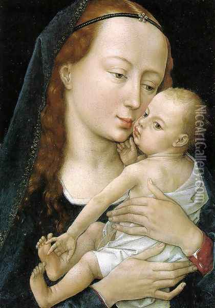 Virgin and Child (after 1454) Oil Painting - Rogier van der Weyden