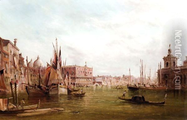 The Doge's Palace, Venice Oil Painting - Alfred Pollentine