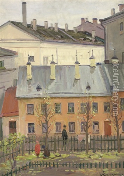 Hauser Am Montmartre Oil Painting - Maria Slavona