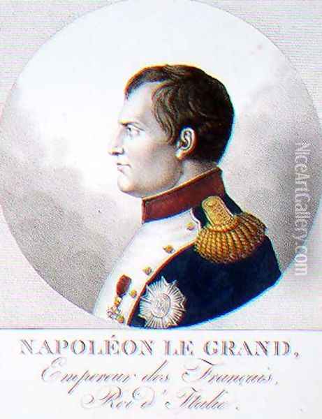 Portrait of Napoleon Oil Painting - Noel Francois Bertrand