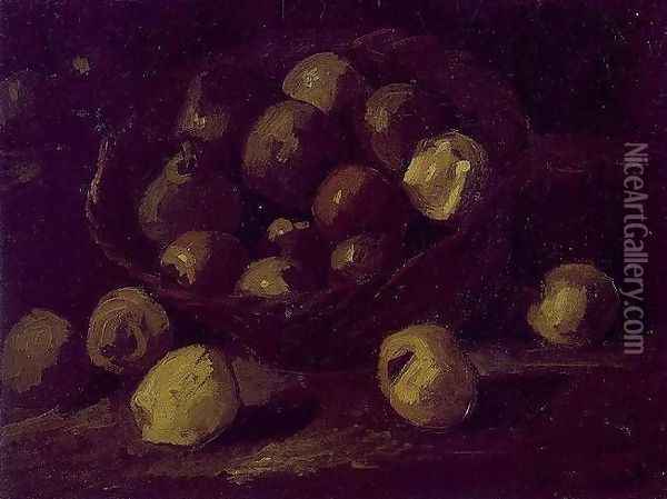 Basket Of Apples Oil Painting - Vincent Van Gogh
