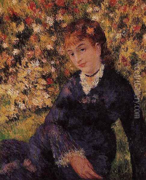 Summer Oil Painting - Pierre Auguste Renoir