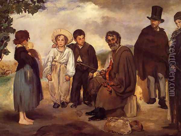 The Old Musician 1862 Oil Painting - Edouard Manet