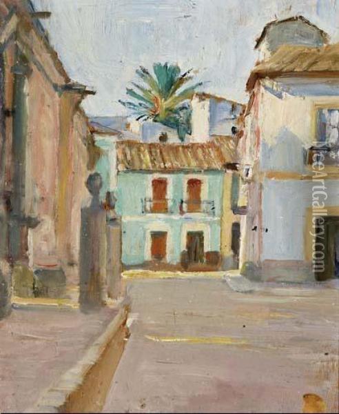 Jardines Y Calles De Cordoba Oil Painting - Henri Achille Zo