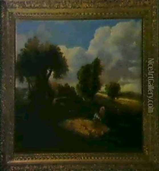 Englische Landschaft. Oil Painting - John Constable