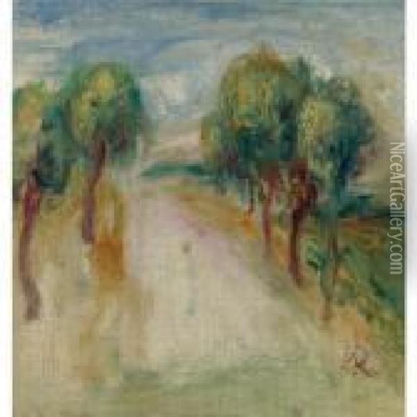 Le Chemin Ombrage Oil Painting - Pierre Auguste Renoir