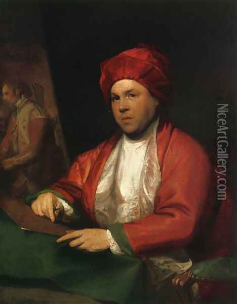 William Woollett Oil Painting - Gilbert Stuart