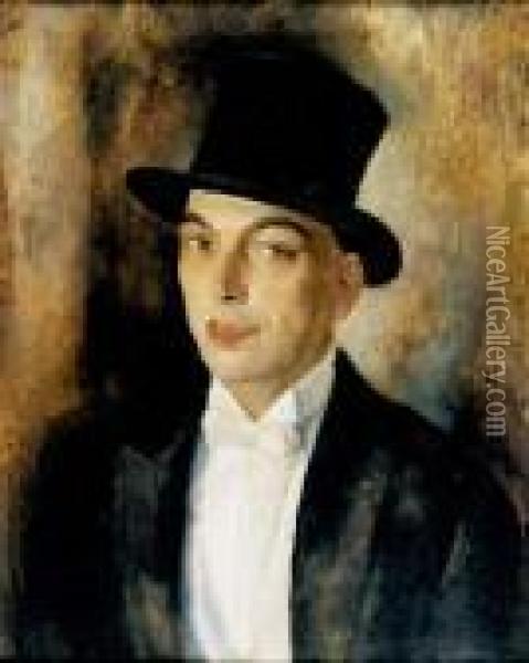 Portrait D'homme Oil Painting - Vera Rockline