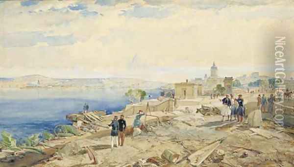 Sevastopol Oil Painting - William Simpson