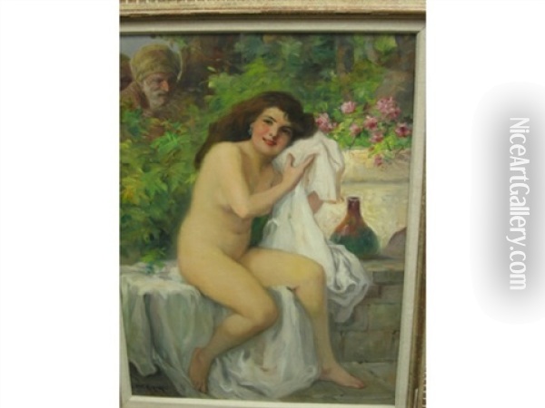 Nude Female Oil Painting - Richard Geiger