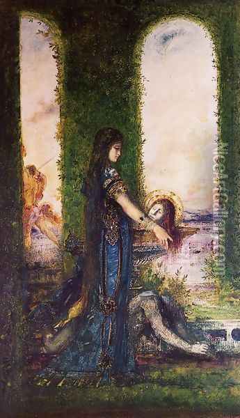 Salome in the Garden Oil Painting - Gustave Moreau